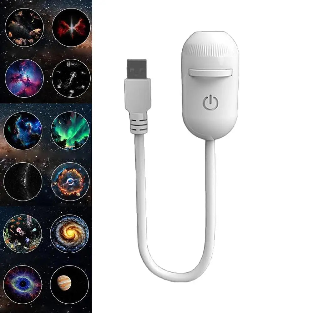 GlowGalix Mini Galaxy Star Projector Night Light