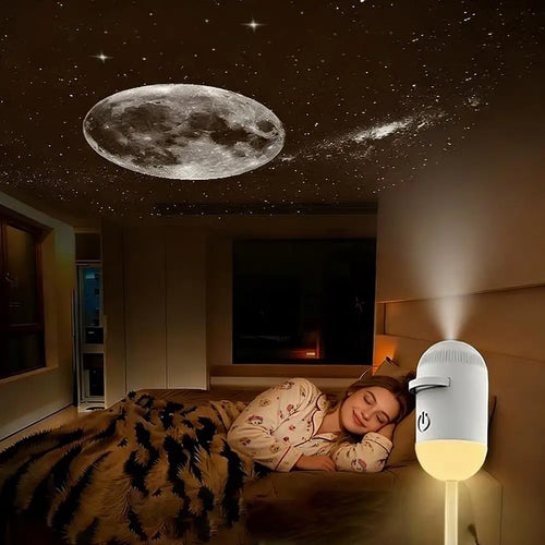 GlowGalix Mini Galaxy Star Projector Night Light